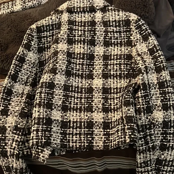 Theory tweed jacket motorcycle style - Picture 3 of 3